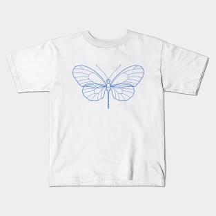 Butterfly contour Kids T-Shirt